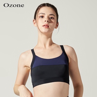 OZONE SPORT BRA สปอร์ตบรา สำหรับออกกำลังกาย  สีดำ รุ่น WT2002 เสื้อในสปอตบรา เสื้อกีฬาหญิง