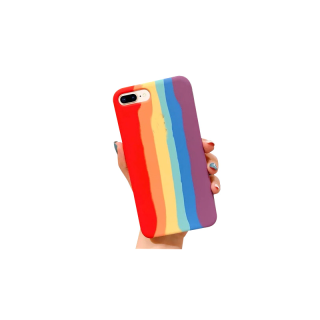 โปรโมชั่น : 【เคส สีรุ้งมาใหม่】สำหรับ iphone เคสกำมะหยี่สีรุ้ง i66s6p6si7i8SE7p8plusXXRXs maxi11 pro maxi12 pro max