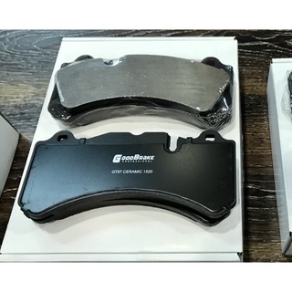 ผ้าเบรค Goodbrake สำหรับ เบรคหน้า Brembo GT หน้าผ้าสูง 57 mm. เกรด เซรามิก 500 องศา