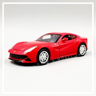 **สินค้าพร้อมส่ง** Ferrari F12 Berlinetta 1:32 [JIAYE MODEL] โมเดลรถ เฟอร์รารี่ เอฟ 12 สีแดง, ดำ