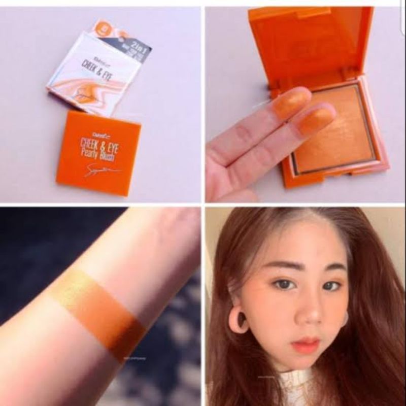 บรัชออนDaiso สียอดฮิต CHEEK & EYE นำเข้าจากญี่ปุ่น ฝาแฝด nars รีวิวบรัชออน Daiso