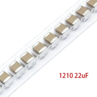 ตัวเก็บประจุเซอร์โมไมโคร 1210 22Uf 226K 250V X7R 10% Smd 50 ชิ้น