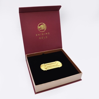 ราคาSHINING GOLD ทองคำแท้ 99.9% แผ่นลูกคิดทองคำ คิดเงินได้เงิน คิดทองได้ทอง ค้าขายคล่องตัว น้ำหนัก 0.5 กรัม พร้อมกล่อง