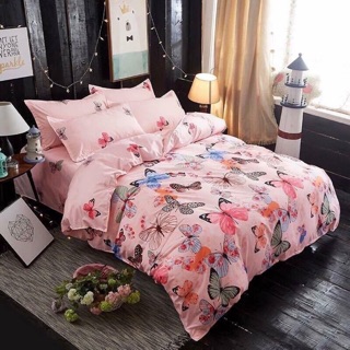 topshop_bed ชุดผ้านวม1 ชุด ครบ6ชิ้น ผ้าปู/ผ้านวม/ปลอกหมอน2/ปลอกหมอนข้าง2 ลาย #147