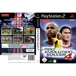 Pro Evolution Soccer 4 แผ่นเกมส์ PS2