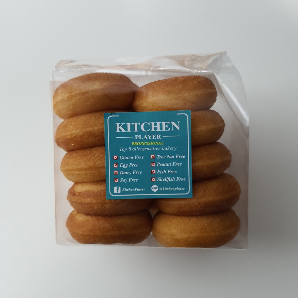 มินิโดนัทส้ม Top8Free#Gluten Free#Vegan
