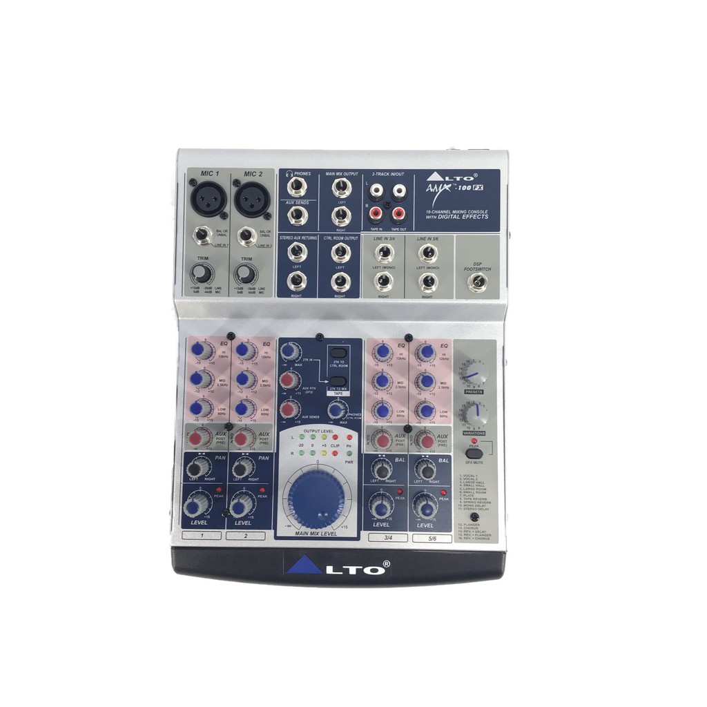 ฟรีค่าส่ง ALTO AMX100FX MIXER/DSP มิกเซอร์.  AMX-100FX  AMX 100FX