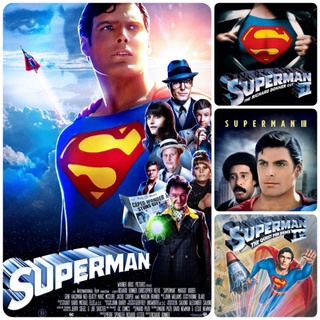 ซูเปอร์แมน เวอร์ชั่น #คริสโตเฟอร์ รีฟ ครบ 4 ภาค Superman 4-Movie Collection 1978-1987 #หนังฝรั่ง #แพ็คสุดคุ้ม