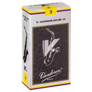 Vandoren V12 Alto Sax Reeds Box Of 10 ลิ้นอัลโต้แซ็ก รุ่น V12 (กล่อง)