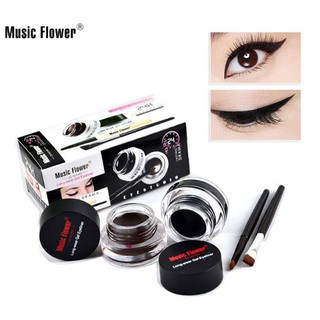 เจลเขียนคิ้ว เจลอายไลเนอร์ มิวสิคฟลาวเวอร์ Music Flower 24 Hours Longwear Gel Eyeliner