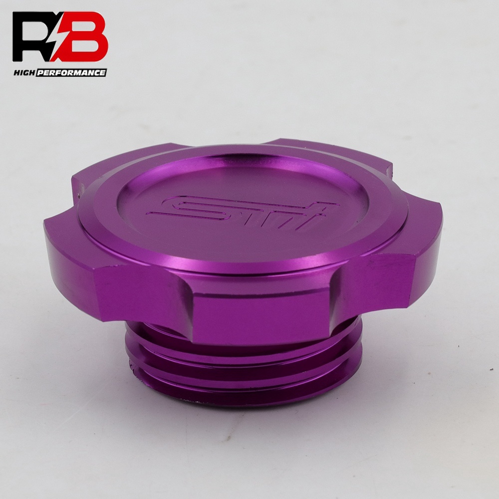 จัดแต่งทรงผมรถ STI อลูมิเนียมฝาครอบน้ํามันเครื่องการใช้ Filler ถังสําหรับ Subaru XV WRX Legacy Outback Impreza Forester - รูปที่ 7