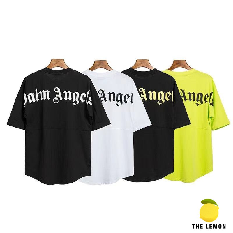 ผ้าฝ้ายแท้【The Lemon】Palm angels เสื้อยืดสี่สีราคาถูก สวยซักไม่หด [Limited Edition]S-3XL
