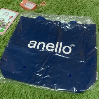 แท้100% กระเป๋า Anello Tote Bag สีนำ้เงิน