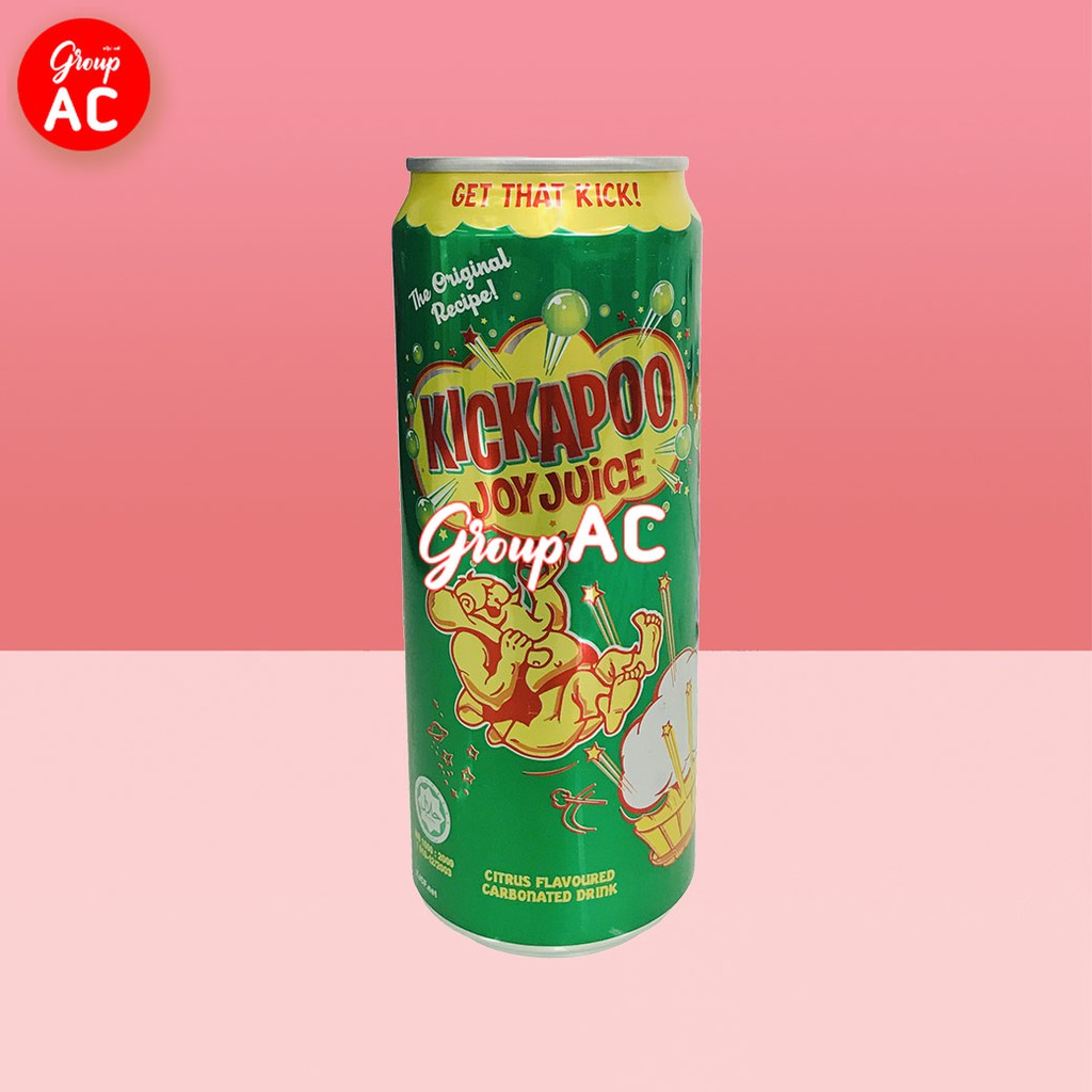 Kickapoo คิกกะปู้ เครื่องดื่มน้ำอัดลม รสเลมอน