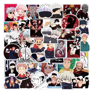 สติ๊กเกอร์พีวีซี Jujutsu Kaisen Japan Manga Anime กันน้ํา 100 ชิ้น