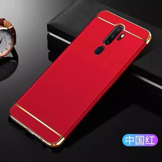 Case OPPO A5 2020 เคสออฟโบ้ เคสกันกระแทก เคส Oppo A52020 เคสประกบหัวท้าย เคสประกบ3ชิ้น แบบไม่หนา สีเมทัลลิค