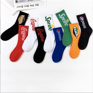 พร้อมส่ง ถุงเท้าวัยรุ่น ถุงเท้าแฟชั่น ถุงเท้าสตรีท Street Style Sock