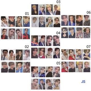 NCT Js การ์ดขนาดเล็กสีฟ้า 8 ชิ้น / ชุด