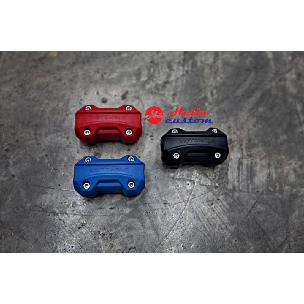 ปะกับ Motowolf MDL 3703 Bumper Protective Block ปะกับแคชบาร์กันล้ม แคชบาร์กันกระแทก​ แบบยาว ประกับ MDL3703