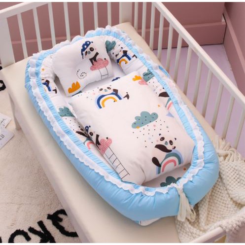 JKI ผ้าห่มเด็ก ที่นอนเด็กแรกเกิด ที่นอนเบาะไข่ ที่นอนรังผึ้ง ที่นอนเด็กอ่อน เบาะที่นอนเด็ก เบาะนอนขอ ผ้าห่มคลุมตัวเด็ก