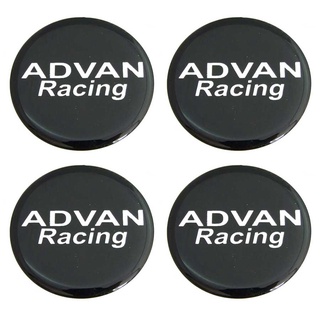 Aegether 48mm. สติกเกอร์ ADVAN racing สติกเกอร์ติดดุมล้อ สติกเกอร์เรซิ่น กว้าง 48 มิล.(4.8เซนติเมตร) -