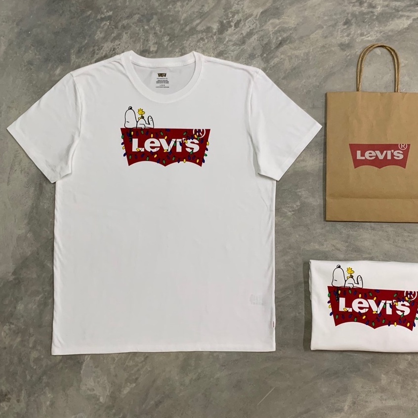 ♕┇✁Levi's  ลีวายส์ ของแท้ 1000% ชายหญิงใส่ได้ค่ะเสื้อยืด