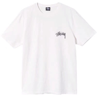 เสื้อยืดสีดำอินเทรนด์STUSSY ใหม่เสื้อยืดคอกลมแขนสั้นทรงหลวมสไตล์ฮิปฮอปแฟชั่นสําหรับผู้ชายผู้หญิงS M L   XL  XXL