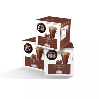 🔥ลดเพิ่ม 25 บาทใส่โค้ด AIM888QK🔥 NESCAFE DOLCE GUSTO CHOCOCINO ช๊อคโกชิโน่ แคปซูลกาแฟคั่วบด 16แคปซูล/กล่อง (3กล่อง)