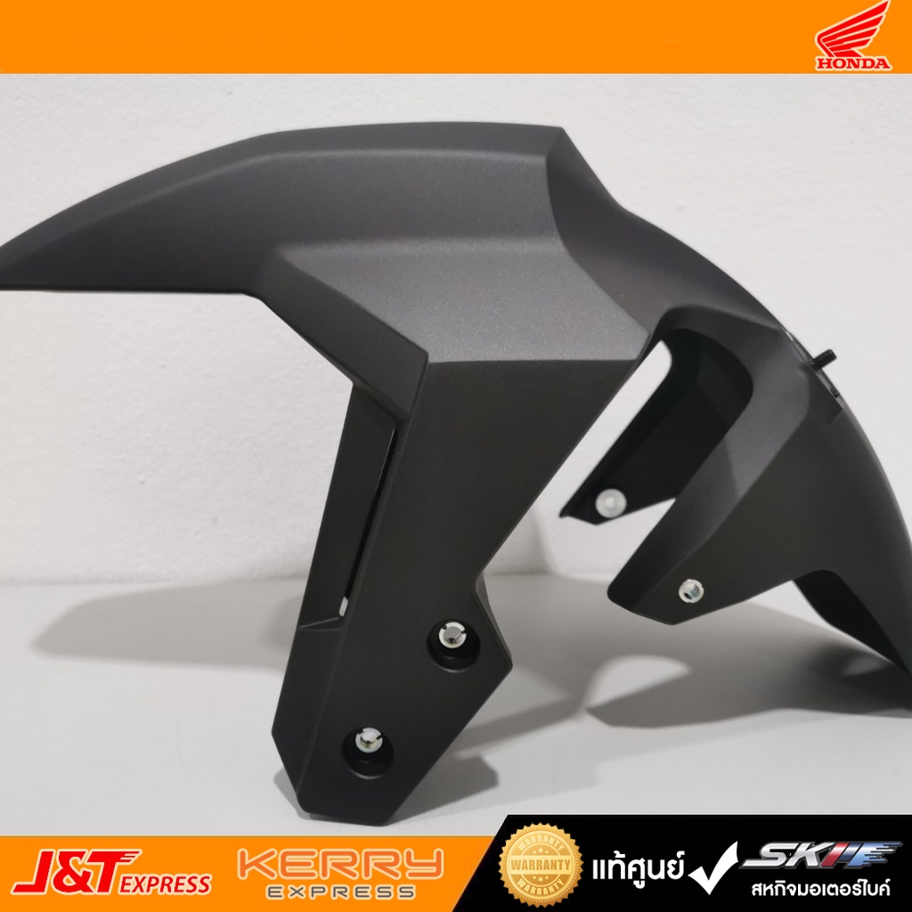 บังโคลนหน้า รถสีดำ-ส้ม, รถสีดำ-แดง, รถสีดำ สำหรับรถรุ่น Zoomer X ปี2012-2014แท้ศูนย์ HONDA (61100-K20-T20ZK) - รูปที่ 4
