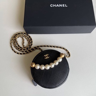 กระเป๋าสะพาย ชาแนล Round classic chian clutch bag งานออริ