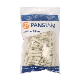 พุ๊กพลาสติก-เบอร์8-PAN-SIAM-รุ่น-PD-8-ขนาด-8-มม-(แพ็ค-100-ตัว)-สีขาว Plastic Hook-No.8-PAN-SIAM-Model-PD-8-Size-8-mm-(Pa