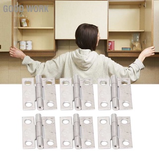 Good Work 10Pcs 1in Hinges 304 Stainless Steel 4 Hole Foldable Butt for Marine Boxes Cabinet Door