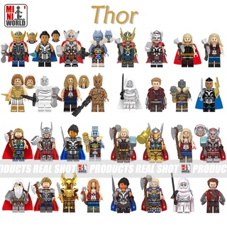 ของเล่นฟิกเกอร์ Thor 4 Jane Foster Zeus Korg Valkyrie Heimdall Star Lord Marvel ขนาดเล็ก ของขวัญ สําหรับสะสม