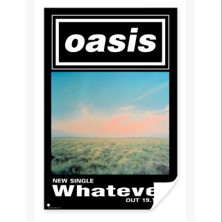 โปสเตอร์วงดนตรี Oasis WHATEVER