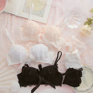 S-00012 Ribbon Set ชุดชั้นใน 2 ชิ้น Size M/ L งานนำเข้า พร้อมส่ง!!❤