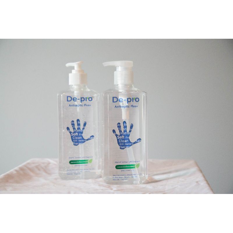 De-Pio hand Gel sanitizer Antiseptic plus+ (สูตรเจล) 500 ml.