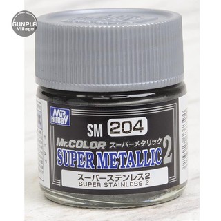 Mr.Hobby MR.COLOR SUPER MATALLIC 2 SM204 Super Stainless 2 4973028737394 (สี)