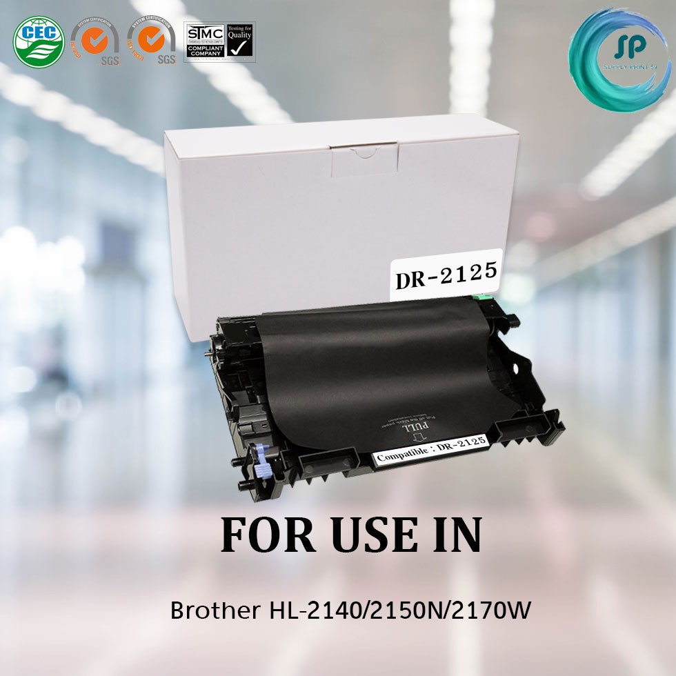 ตลับหมึกเทียบเท่า รุ่น Brother DR-2125 ใช้สำหรับ Brother HL-2140/2150N/2170W