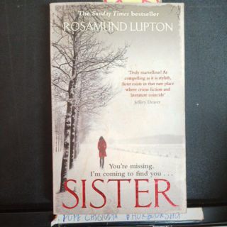 Sister / The sunday time bestseller / Rosamund Lupton / second hand