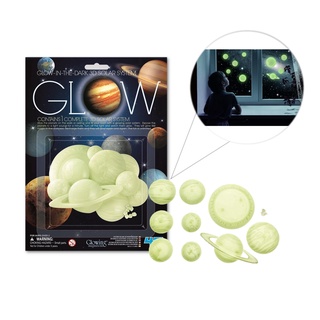 [ใช้ 2 โค้ดลดเพิ่ม] 4M  Glow 3D - Solar System ชุดของเล่น ระบบสุริยะเรืองแสง แปะเพดานและผนังห้อง ให้เต็มไปด้วยดวงดาว