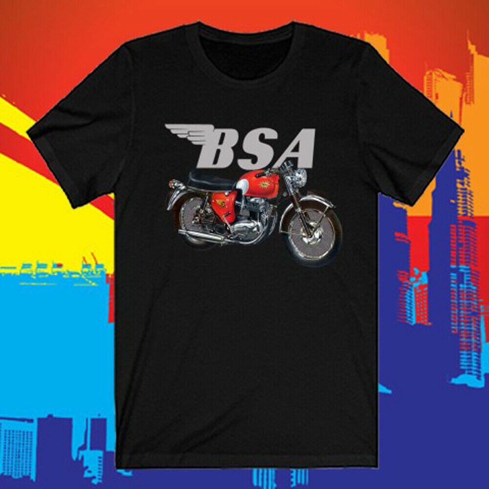Manga Bsa Motorcycle Leisure Mens T-Shirt Good Quality Wear