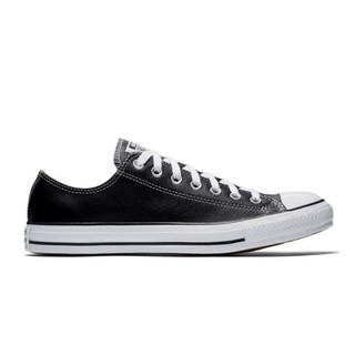 CONVERSE All Star (Leather) Low - Black รองเท้า คอนเวิร์ส แท้ หนัง ได้ทั้งชายหญิง