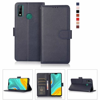 เคส for Huawei Y5 Y6 Y9 Y7 Pro 2018 Prime 2019 Y5P Y6P Y7P 2020 Y7a PSmart 2021 Honor 9C เคสโทรศัพท์หนัง PU TPU ฝาพับแม่เหล็ก พร้อมช่องใส่บัตร สําหรับ PU Leather Cover Wallet Card Slots Shell Lanyard Stand Phone Cases  เคสฝาพับ เคสเปิดปิด เคสโทรศัพท์