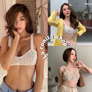 ✨ ป้าย Valen ✨𝑁𝑒𝑤 𝐶𝑜𝑙𝑙𝑒𝑐𝑡𝑖𝑜𝑛 "lace bra" บราลูกไม้ เป็นงานทอมือนะคะ ไปทะเลต้องจัดเลยค้า แมทช์กับอะไรก็สวย ติดตู้ค่า