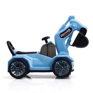 ⭐SH-PFF⭐Childrens Excavator Toy Electric Music Light Universal Wheel Vehicle Toy