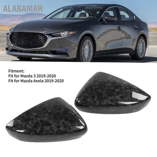 Alabama ฝาครอบกระจกมองหลัง คาร์บอนไฟเบอร์ สําหรับ Mazda 3 Axela 19‐20 Lhd Rhd 2 ชิ้น