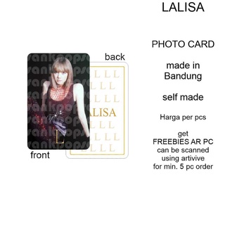 โฟโต้การ์ด Lalisa blackpink Unofficial