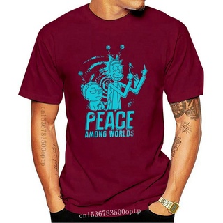 เสื้อยืดผ้าฝ้ายพิมพ์ลายแฟชั่น ใหม่ เสื้อยืดลําลอง แขนสั้น พิมพ์ลาย Peace Among Worlds สําหรับผู้ชาย