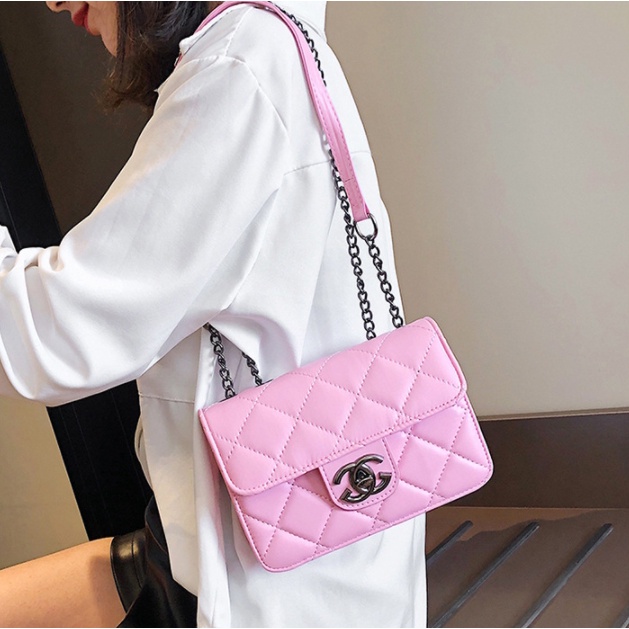 𝙂𝙄𝙉𝘼 กระเป๋าหนังสะพายข้างงานหนังCC！！ คุณภาพเกินราคา ！！