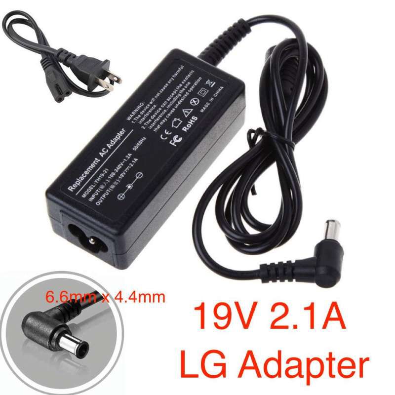 ลดราคา 19V 2.1A (6.6*4.4mm) ac power adapter charger for LG Gram 13Z940-G 13Z950 13ZD940-G 14Z950 15U340 15Z950 15Z960 14ZD950 #ค้นหาเพิ่มเติม สายต่อจอ Monito HDMI High Speed HDTV Lightning